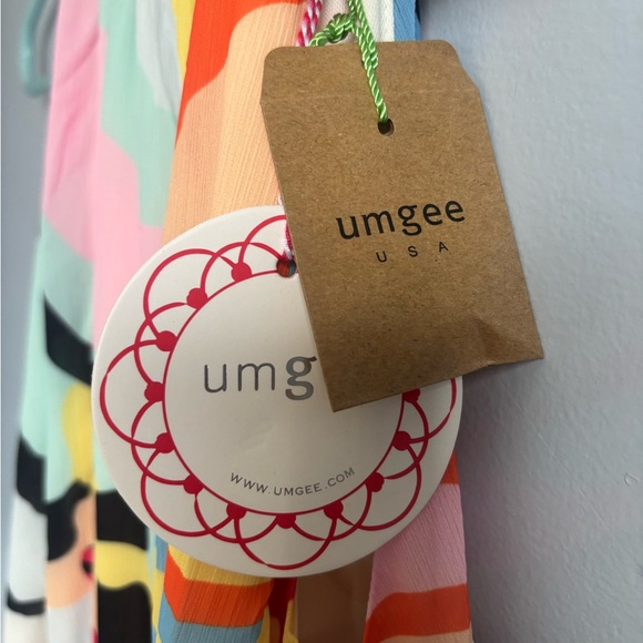 Umgee Pink Multi-Color Sleeveless dress - Picture 3 of 5